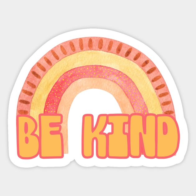 Be Kind Sticker by JanesCreations